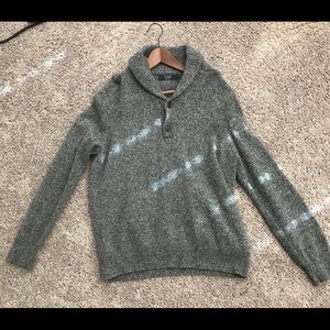 JCrew 100% Lambswool Men’s Sweater Dark Grey Large